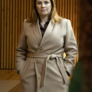 Nemesis Sylvia van Maele Brown Trench Coat For Sale