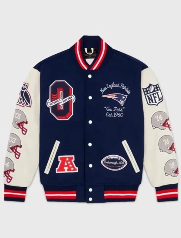 New England Patriots Letterman Jacket