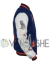 New England Patriots Letterman Varsity Jacket right