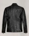 Neymar j.r Black Leather Jacket
