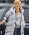 Nicole Kidman Babygirl White Puffer Coat