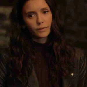 Nina Dobrev Love Hard Black Leather Jacket