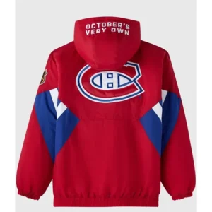 OVO Montreal Canadiens Starter Jacket Back