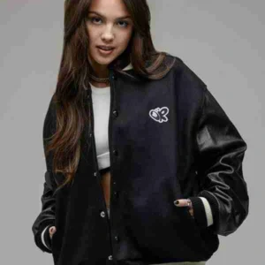 Olivia Rodrigo Sour Leather Varsity Jacket