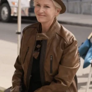 Only Murders in the Building S04 Jane Lynch Brown Jacket For Sale