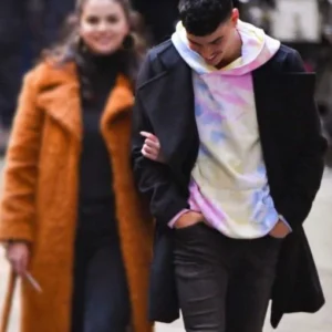 Oscar Only Murders in the Building Black Wool Coat