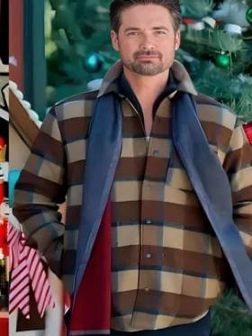 Our Holiday Story Warren Christie Brown Plaid Jacket