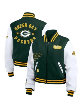 Packers WEAR Green Varsity Jacket