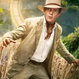 Paddington in Peru Antonio Banderas White Blazer