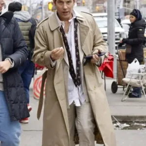 Paul Rudd Only Murders in the Building S03 Beige Coat