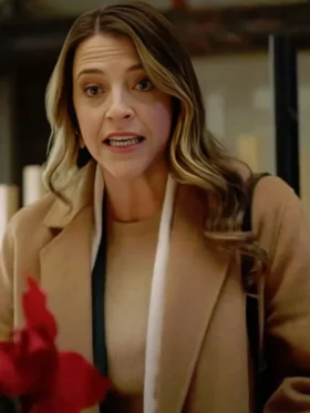 Paula Brancati Sincerely Truly Christmas Brown Coat