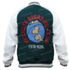 Peanuts Snoopy Green Bomber Jacket Back