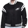 Philadelphia Eagles Starter Cropped Varsity Jacket