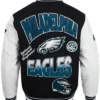 Philadelphia Eagles Wool Varsity Jacket Back