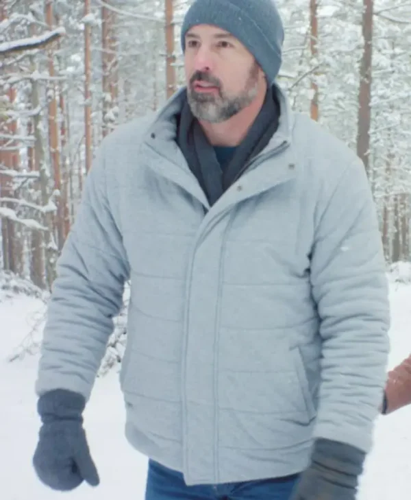 Philip Boyd A European Christmas Puffer Jacket Walking