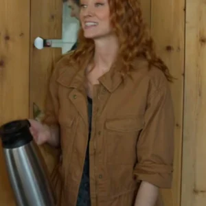 Phyllis Diaz Murder In A Small Town S01 Brown Jacket For Sale