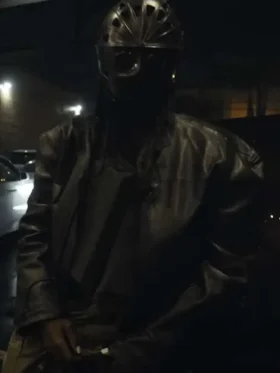 Playboi Carti Type Shit Black Leather Jacket For Sale