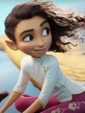 Princess Ellian Spellbound White Cotton Jacket