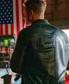 Purchase Tracker S02 Justin Hartley Bomber Leather Jacket