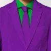 Purple Prince Mens 2 Piece Slim Fit Suit Collar
