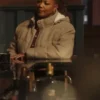 Queen Latifah The Equalizer S03 Beige Parka Jacket