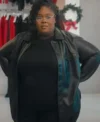 Raven Goodwin Style Me for Christmas Faux Leather Jacket