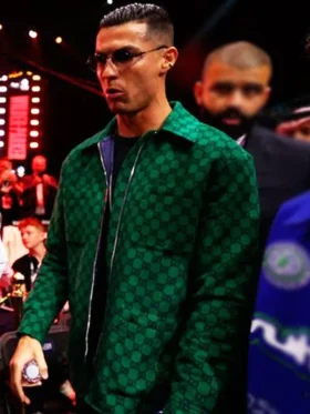 Reckoning Fight Night Cristiano Ronaldo Green Polyster Jacket