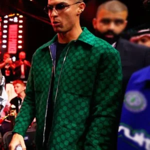 Reckoning Fight Night Cristiano Ronaldo Green Polyster Jacket