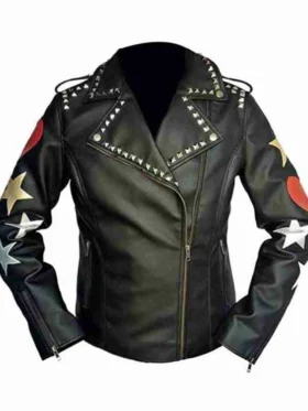 Red Heart Stars Bicker Jacket