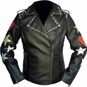 Red Heart Stars Bicker Jacket