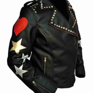 Red Heart Stars Bicker Jacket For Sale