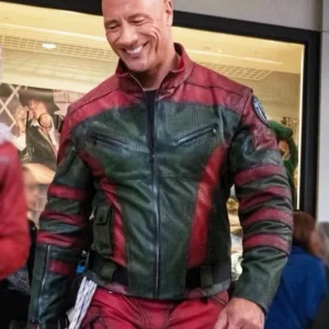 Red One Dwayne Johnson Leather Jacket