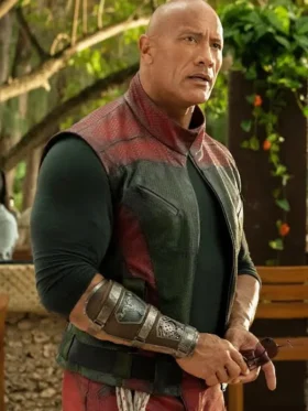 Red One Dwayne Johnson Leather Vest