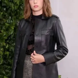 Robin Buckley Stranger Things Leather Coat