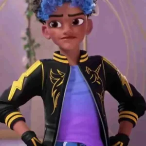 Rory Carmichael Unicorn Academy Black Leather Jacket