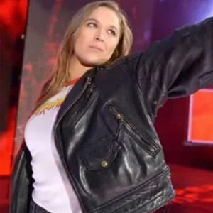 Royal Rumble Ronda Rousey Black Jacket For Women