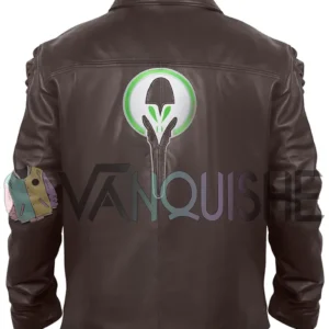 Sabine Wren Ahsoka Cropped Brown Leather Jacket back