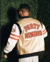 San Francisco 49ers Metallic Bomber Jacket For Sale
