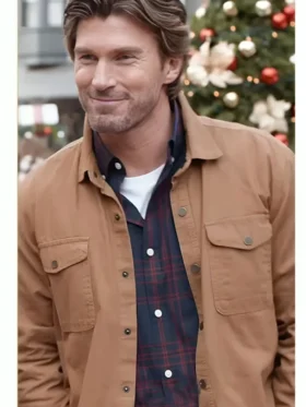 Santa Tell Me Christopher Russell Brown Jacket