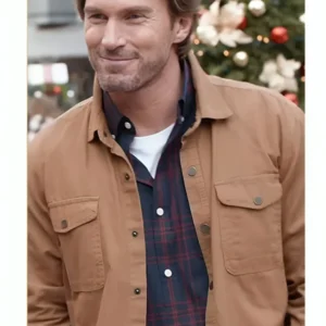 Santa Tell Me Christopher Russell Brown Jacket