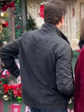 Santa Tell Me Daniel Lissing Black Cotton Jacket For Sale