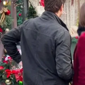 Santa Tell Me Daniel Lissing Black Cotton Jacket For Sale