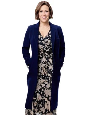 Santa Tell Me Erin Krakow Blue Coat