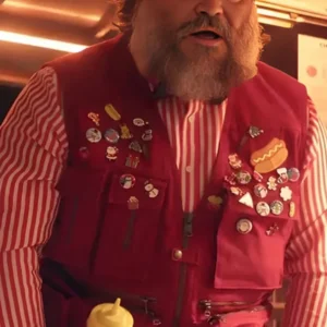 Satan Dear Santa Red Vest