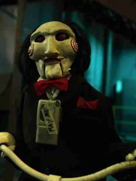 Saw X Billy Puppet Black Costume Suit