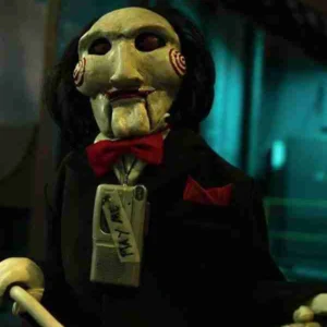 Saw X Billy Puppet Black Costume Suit