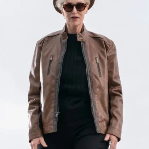 Sazz Pataki Only Murders in the Building S04 Brown Jacket