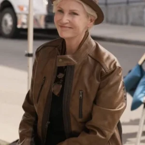 Sazz Pataki Only Murders in the Building S04 Brown Jacket For Sale