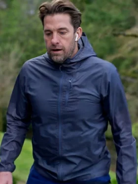 Scott Speedman Cellar Door Blue Hooded Jacket