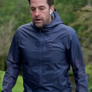 Scott Speedman Cellar Door Blue Hooded Jacket